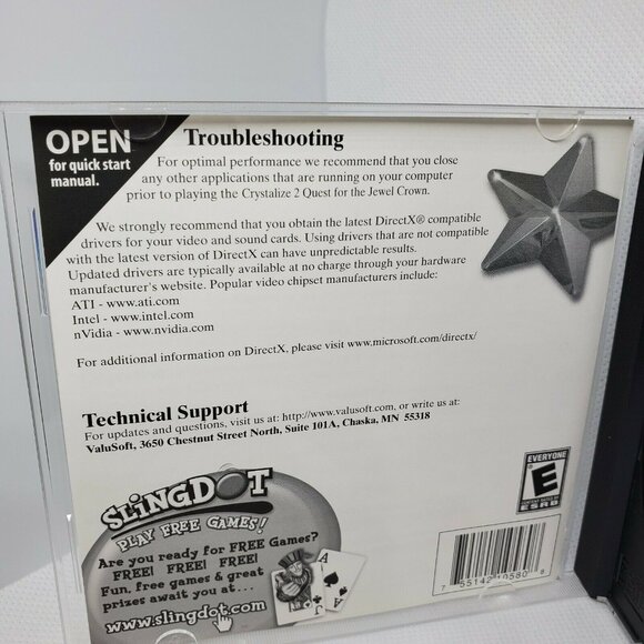 Video Game PC Crystalize 2 Quest for the Jewel Crown No Scratches Clean - Picture 10 of 11